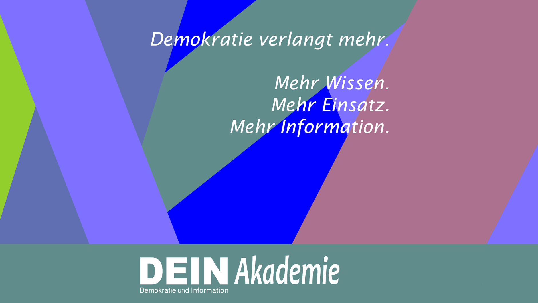DEIN-Akademie / ausgewählte Vorträge